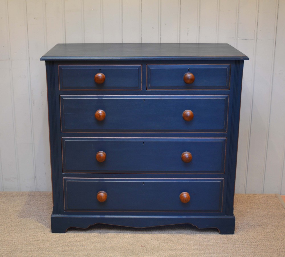 Edwardian Painted Chest Of Drawers 