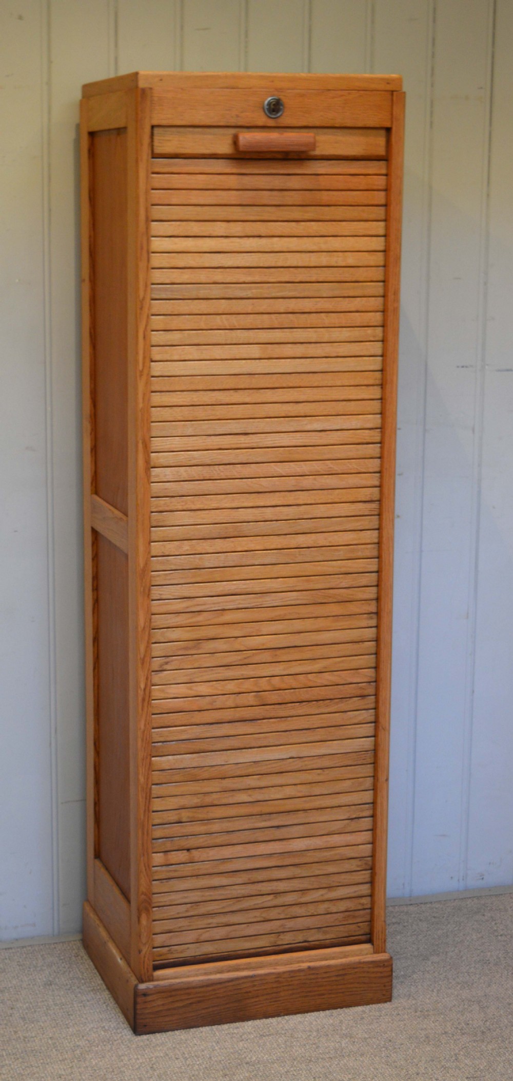 Single Tambour Front Filing Cabinet 