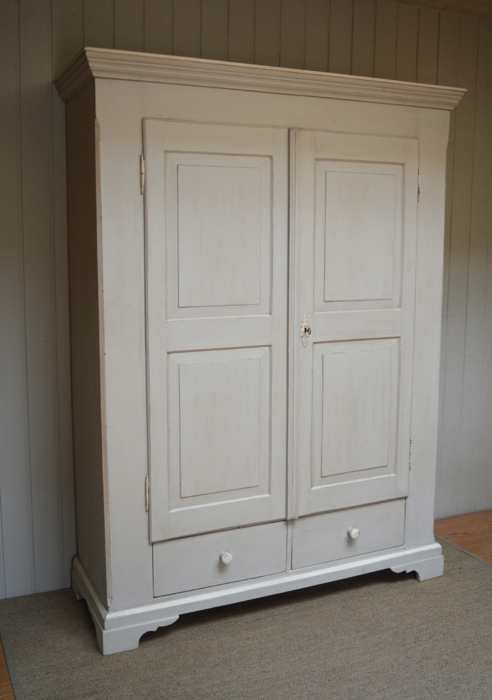 Late 19th Century Continental Painted Wardrobe