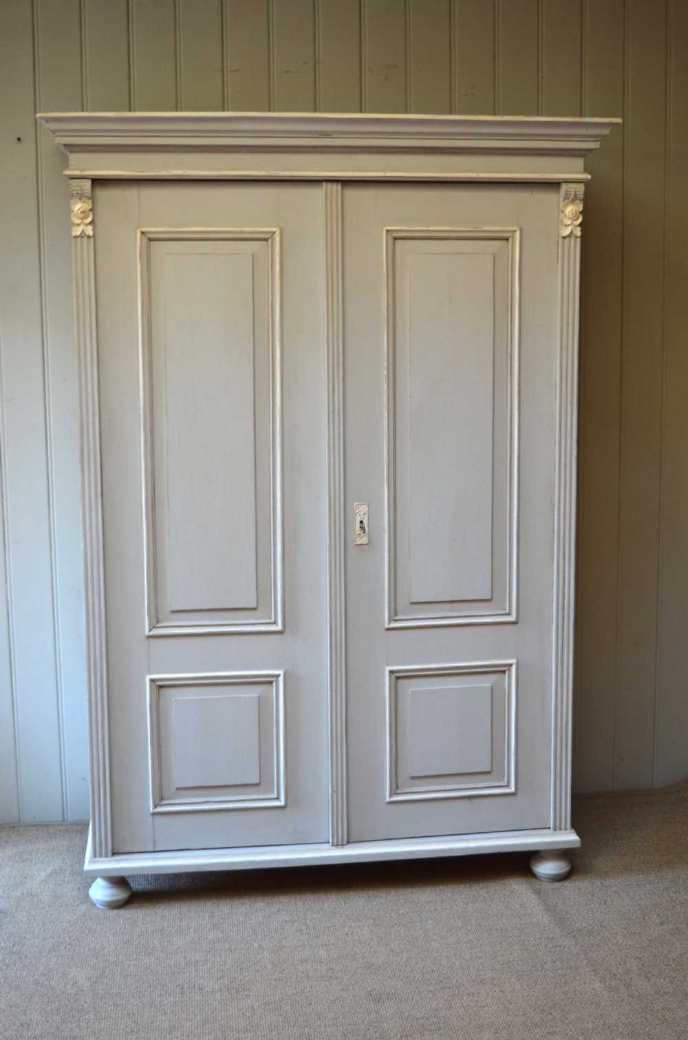 Late 19th Century Painted Wardrobe
