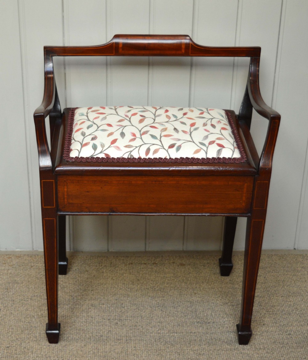 Edwardian Piano Stool