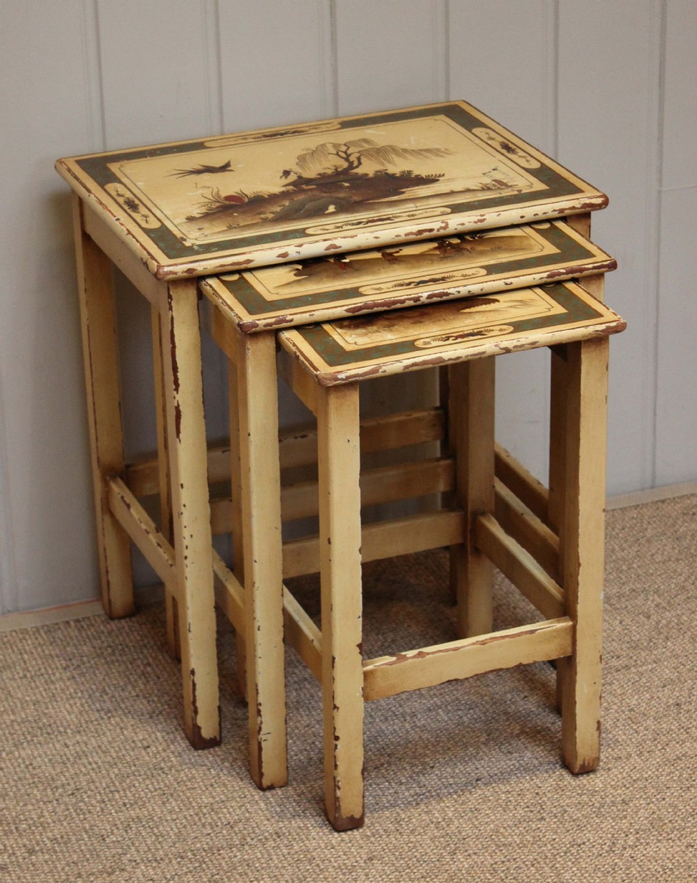 Nest Of Chinoserie Tables