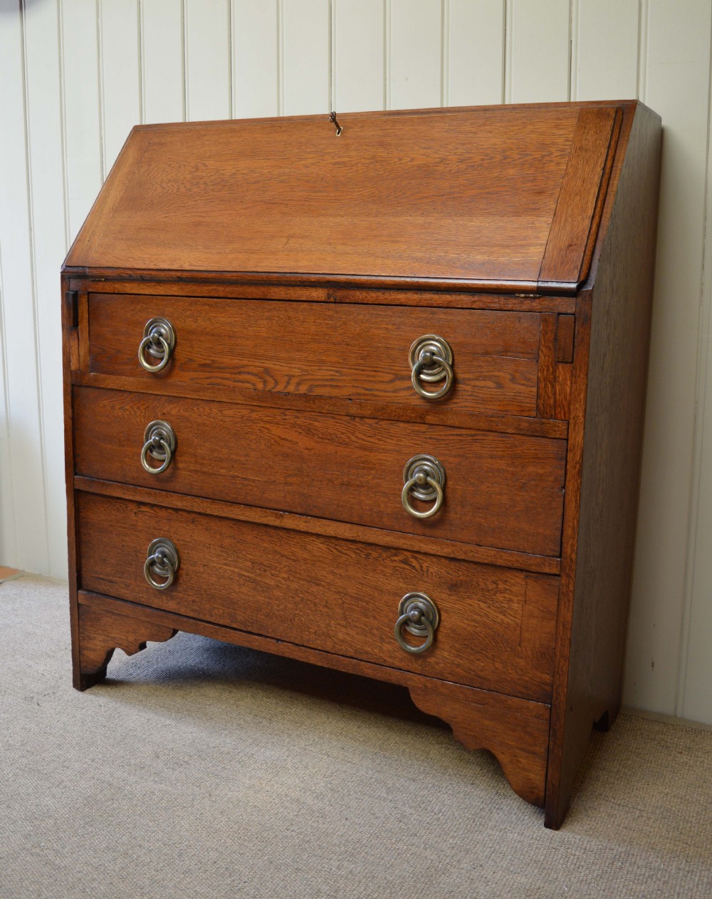 Solid Oak Bureau