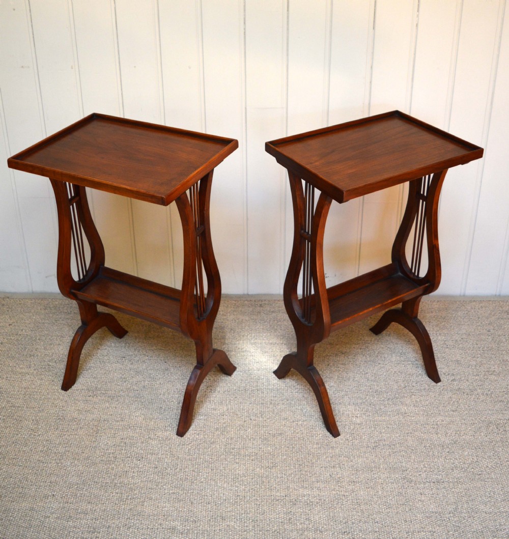 Pair Of French Cherrywood Tables 