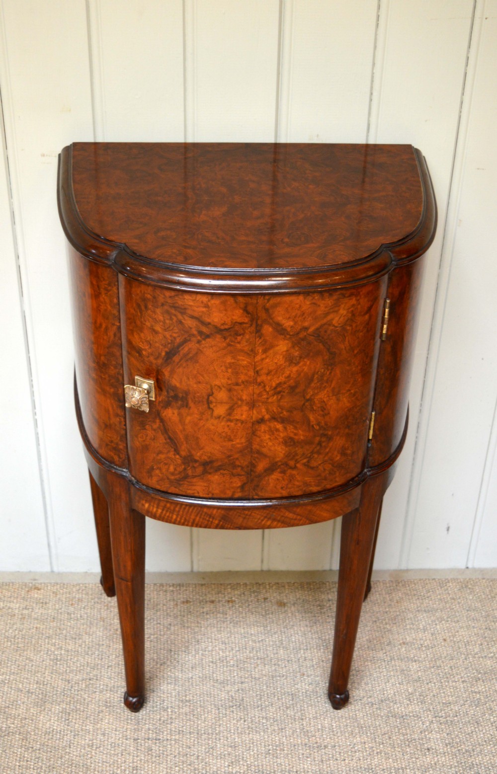 Burr Walnut Pot Cupboard
