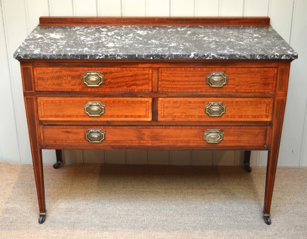 Edwardian Mahogany Washstand