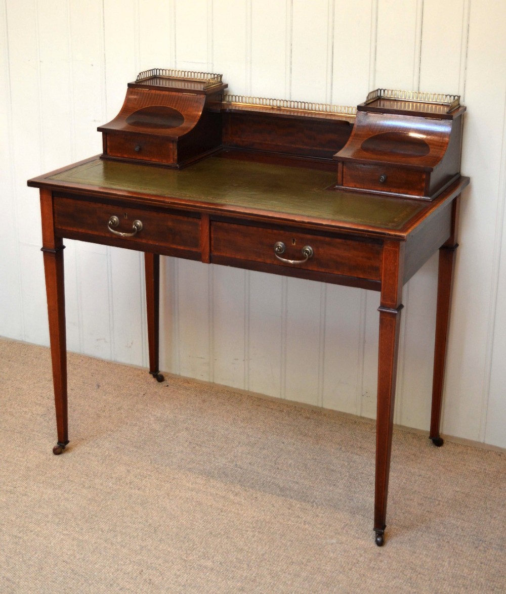 Mahogany Inlaid Writing Desk