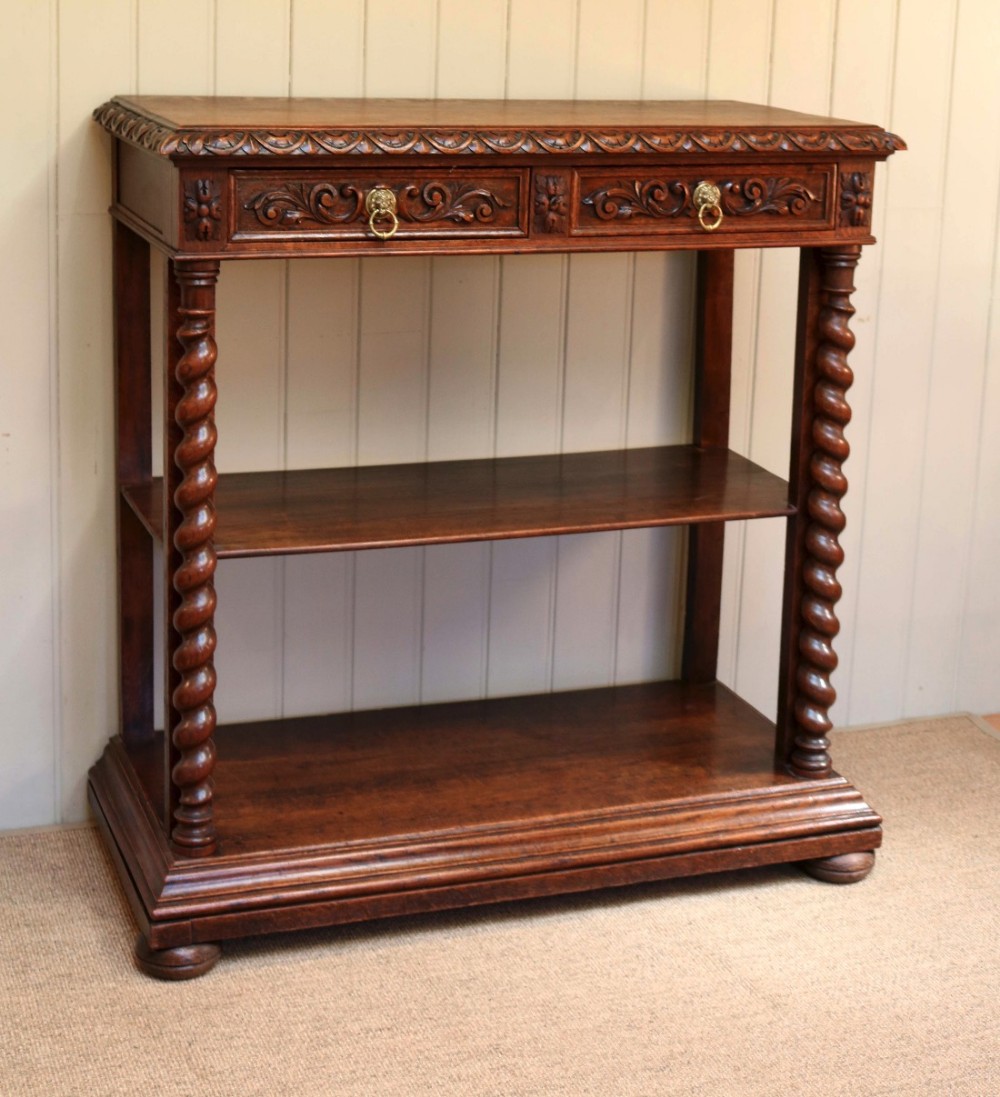 Victorian Carved Oak Buffet