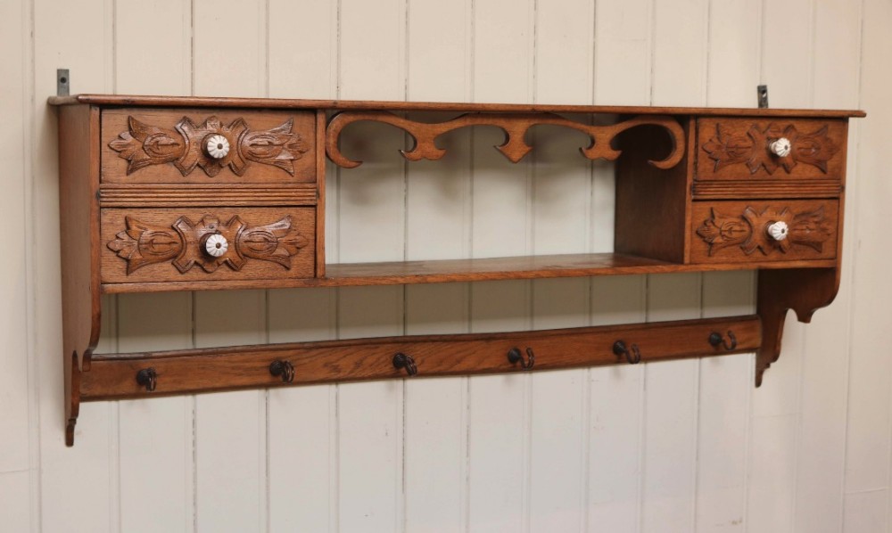 Oak Wall Shelf
