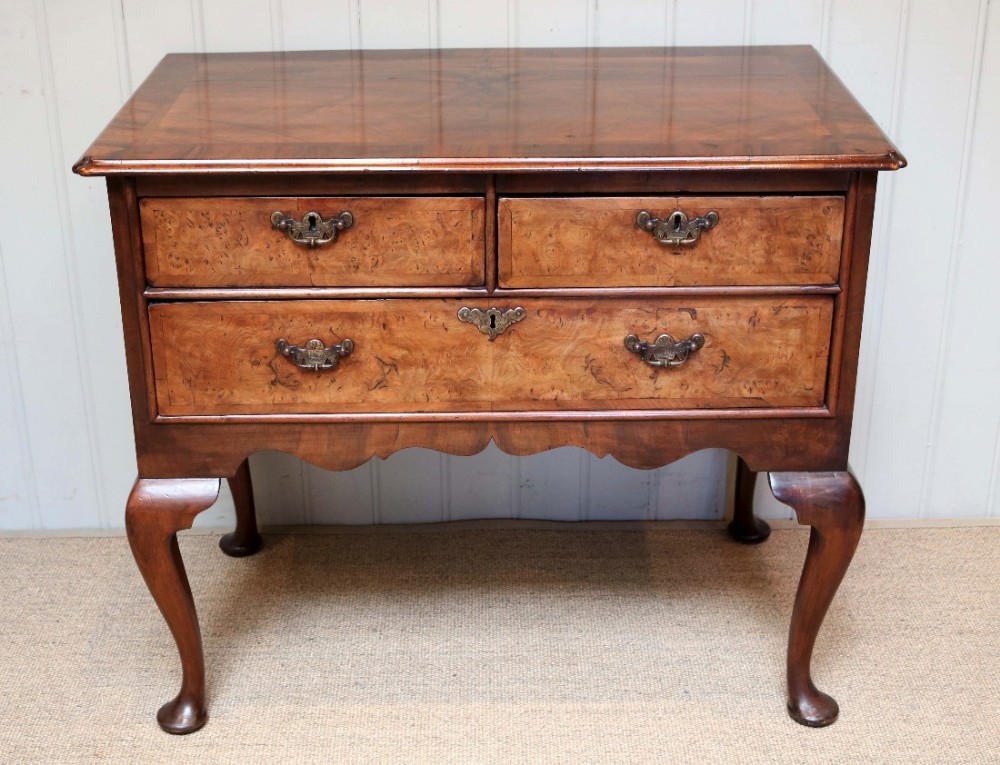 George II Walnut Lowboy 