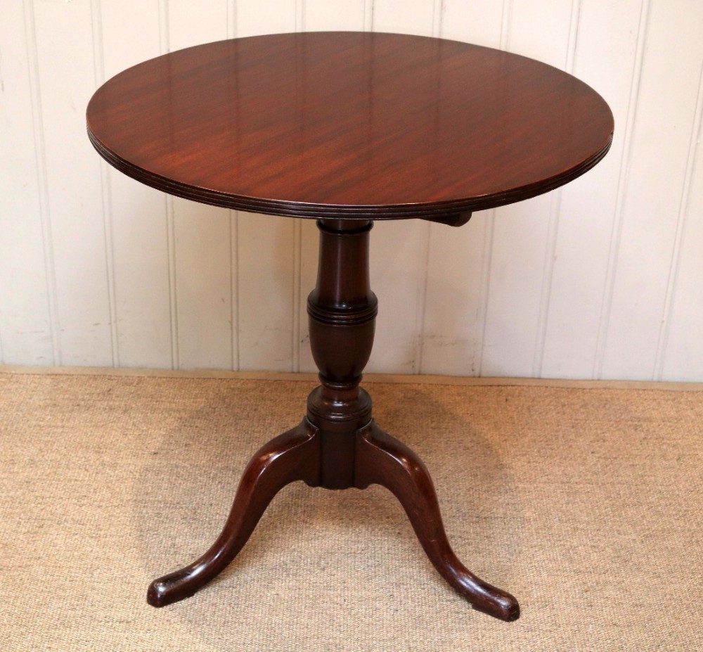19th Century Mahogany Tilt Top Table