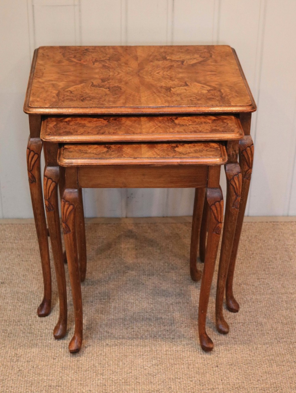 Walnut Nest Of Tables