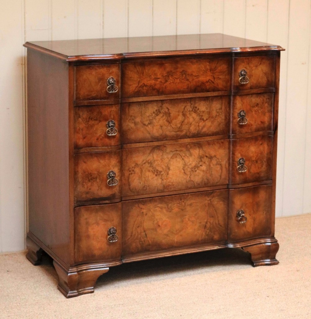 Burr Walnut Chest Of Drawers