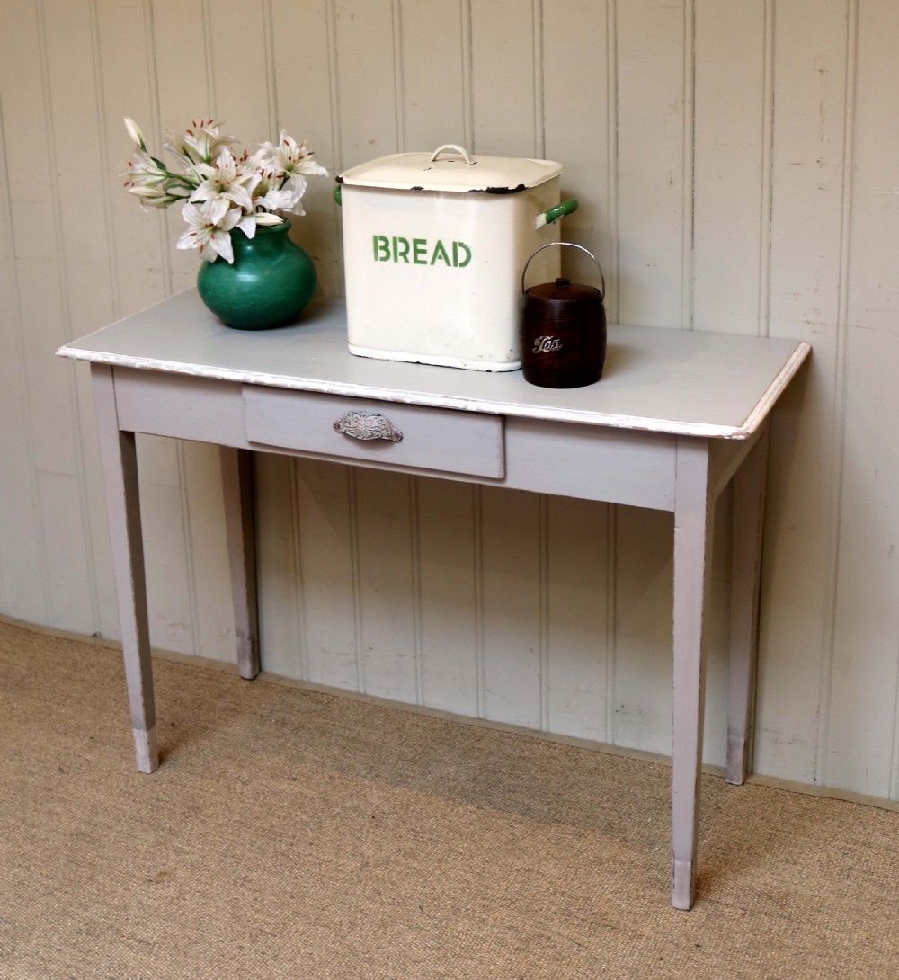 Painted Pine Console Table