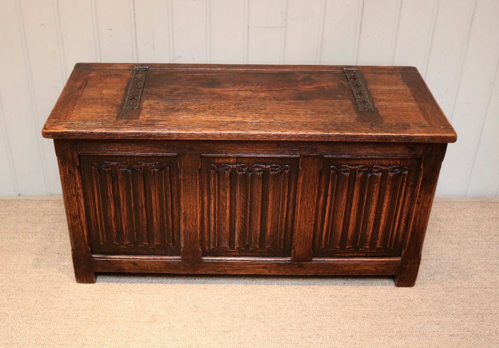 Solid Oak Coffer