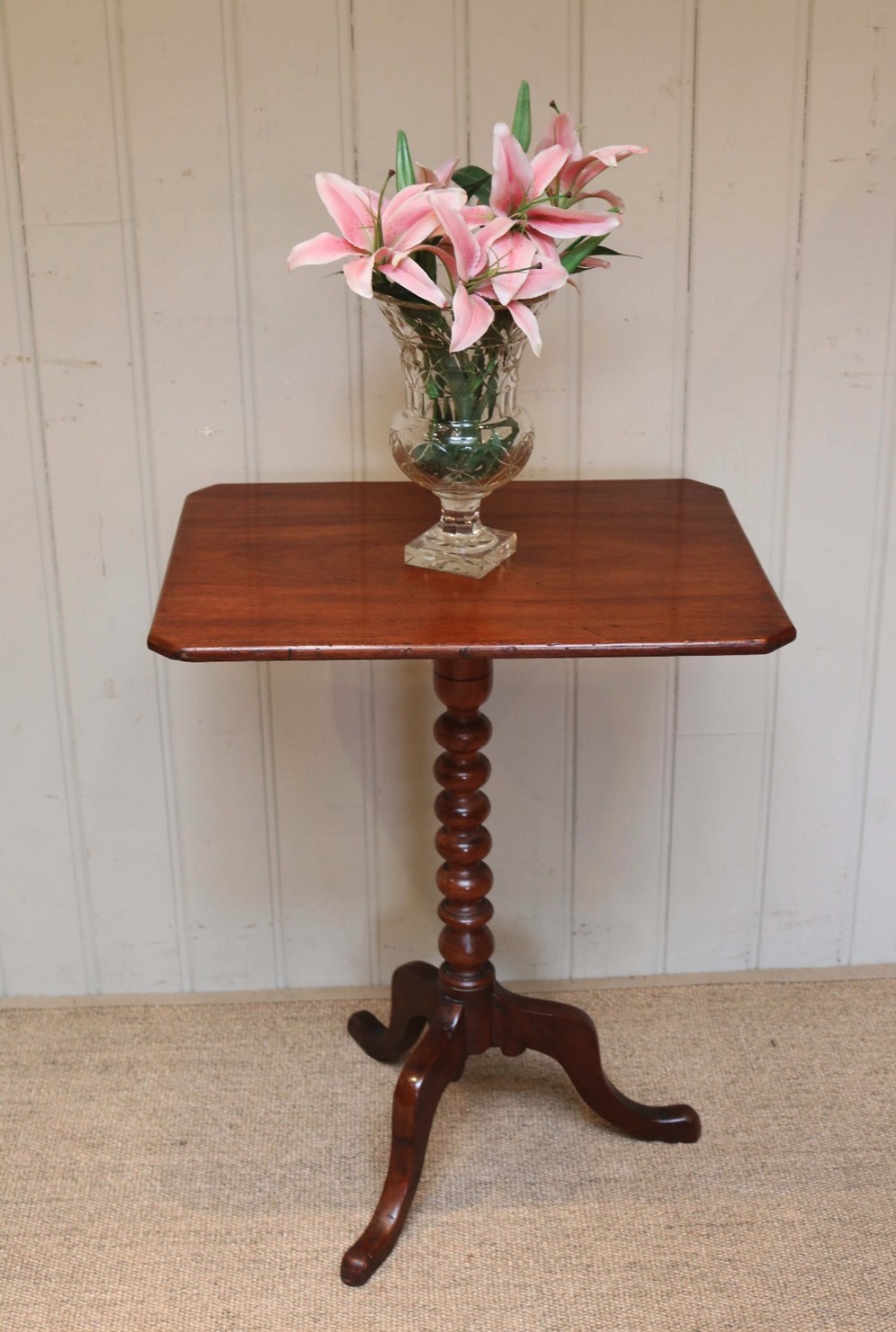 Victorian Mahogany Tilt Top Table 