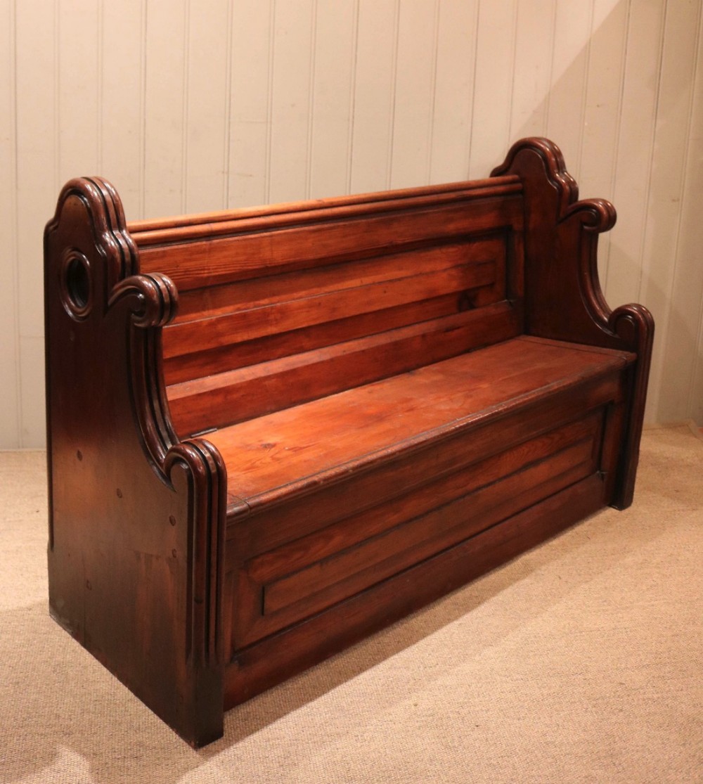 Pitch Pine Box Pew 