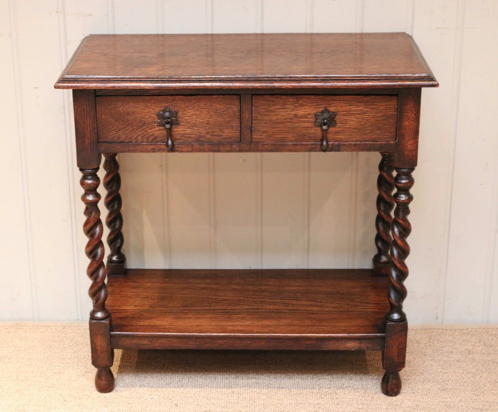 Oak Side Table 