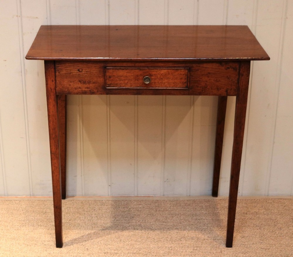 Early 19th Century Oak Side Table