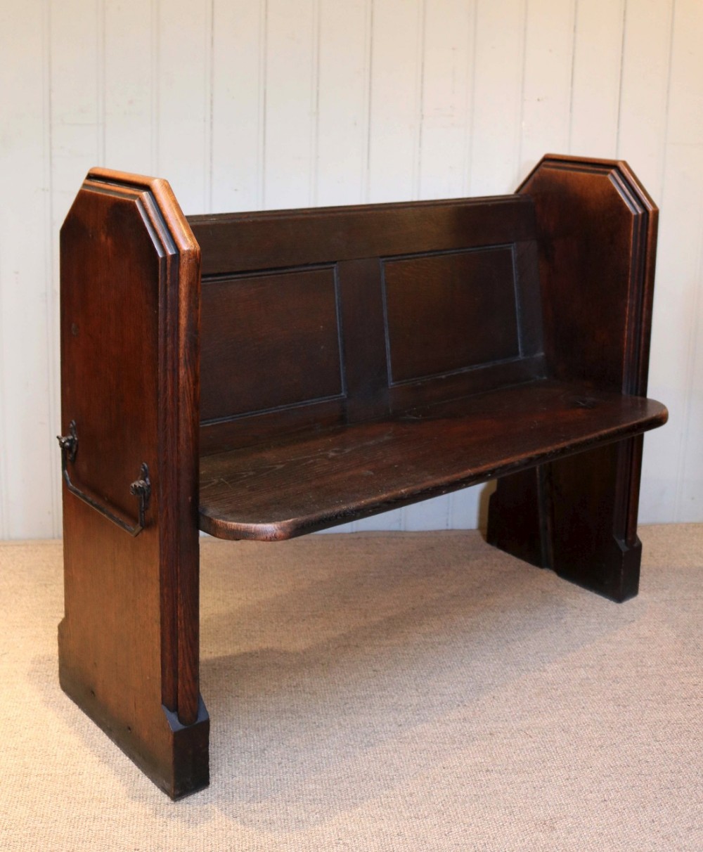 Oak Church Pew