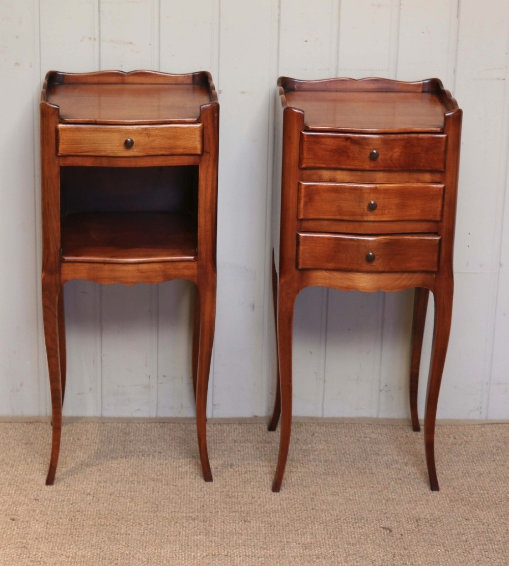 Pair Of Cherrywood Bedside Cabinets