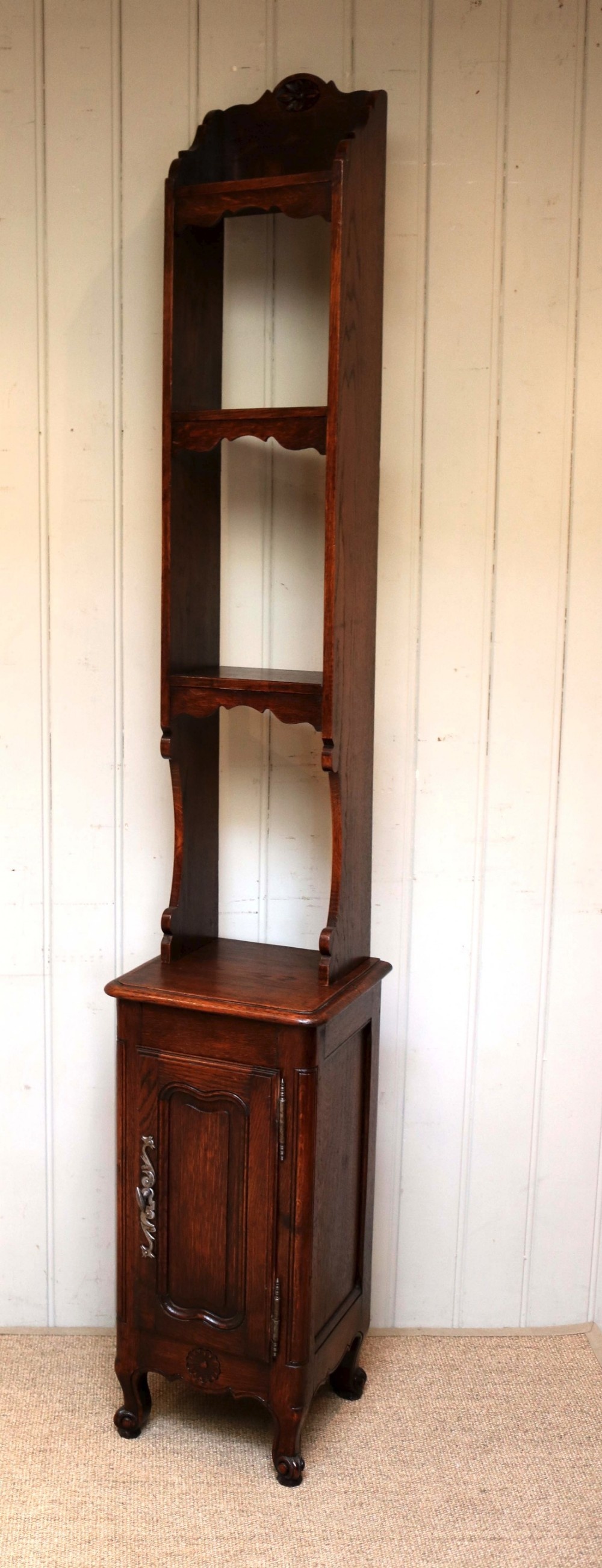 Unusual French Oak Cabinet 