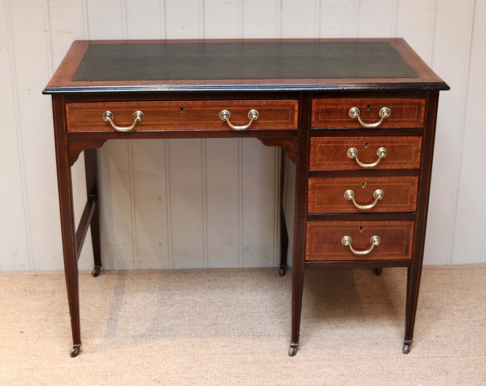 Edwardian Mahogany Writing Desk 