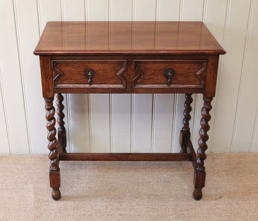 Solid Oak Side Table