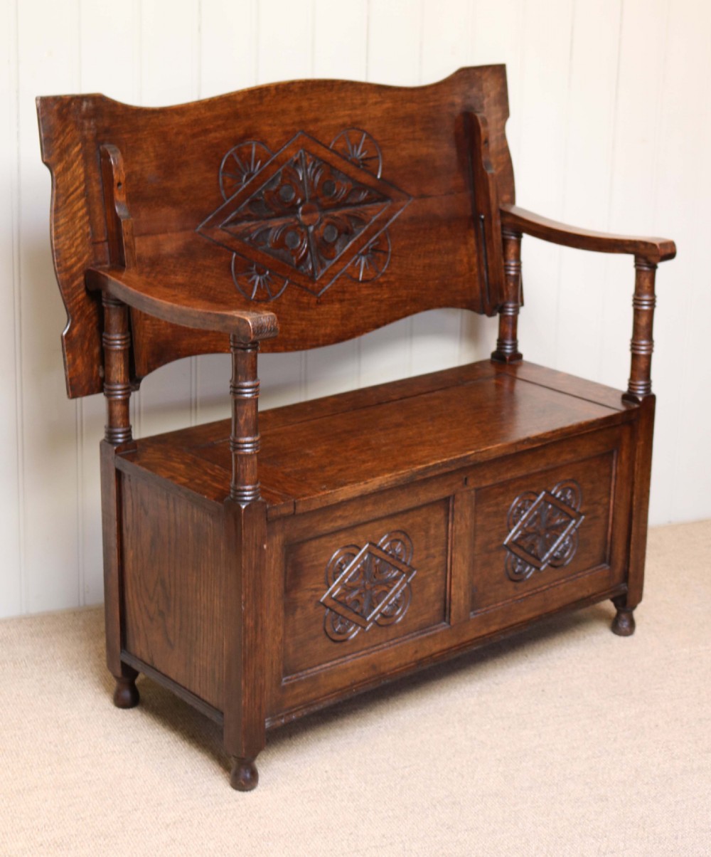 Oak Monks Bench 