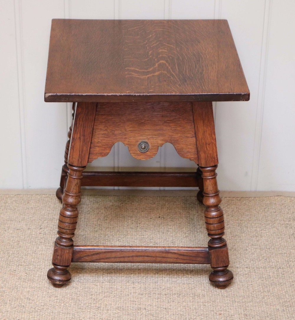 Small Low Oak Table 