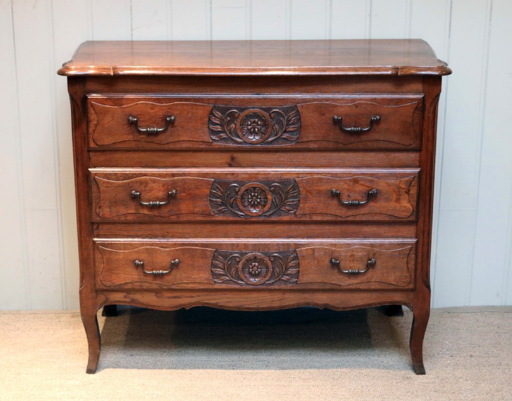 French Oak Chest Of Drawers