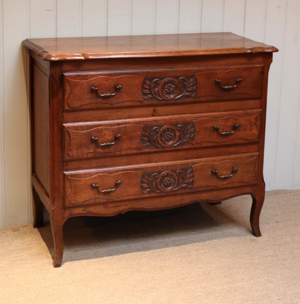 French Oak Chest Of Drawers View II