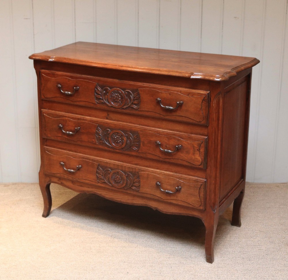 French Oak Chest Of Drawers View IV