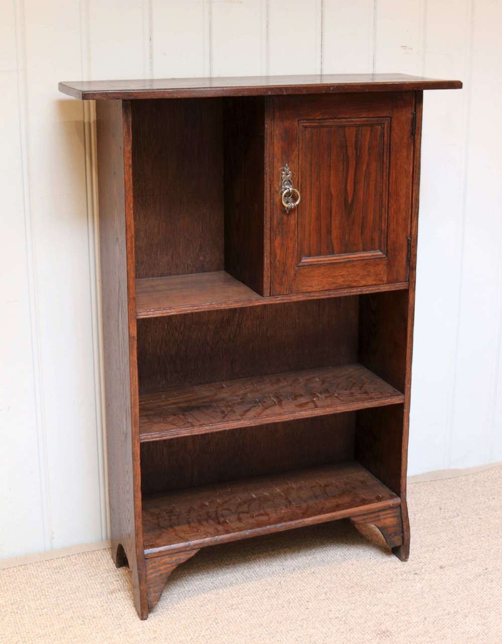 Small Proportioned Oak Bookcase View II