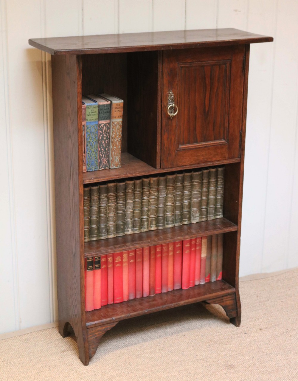 Small Proportioned Oak Bookcase View III
