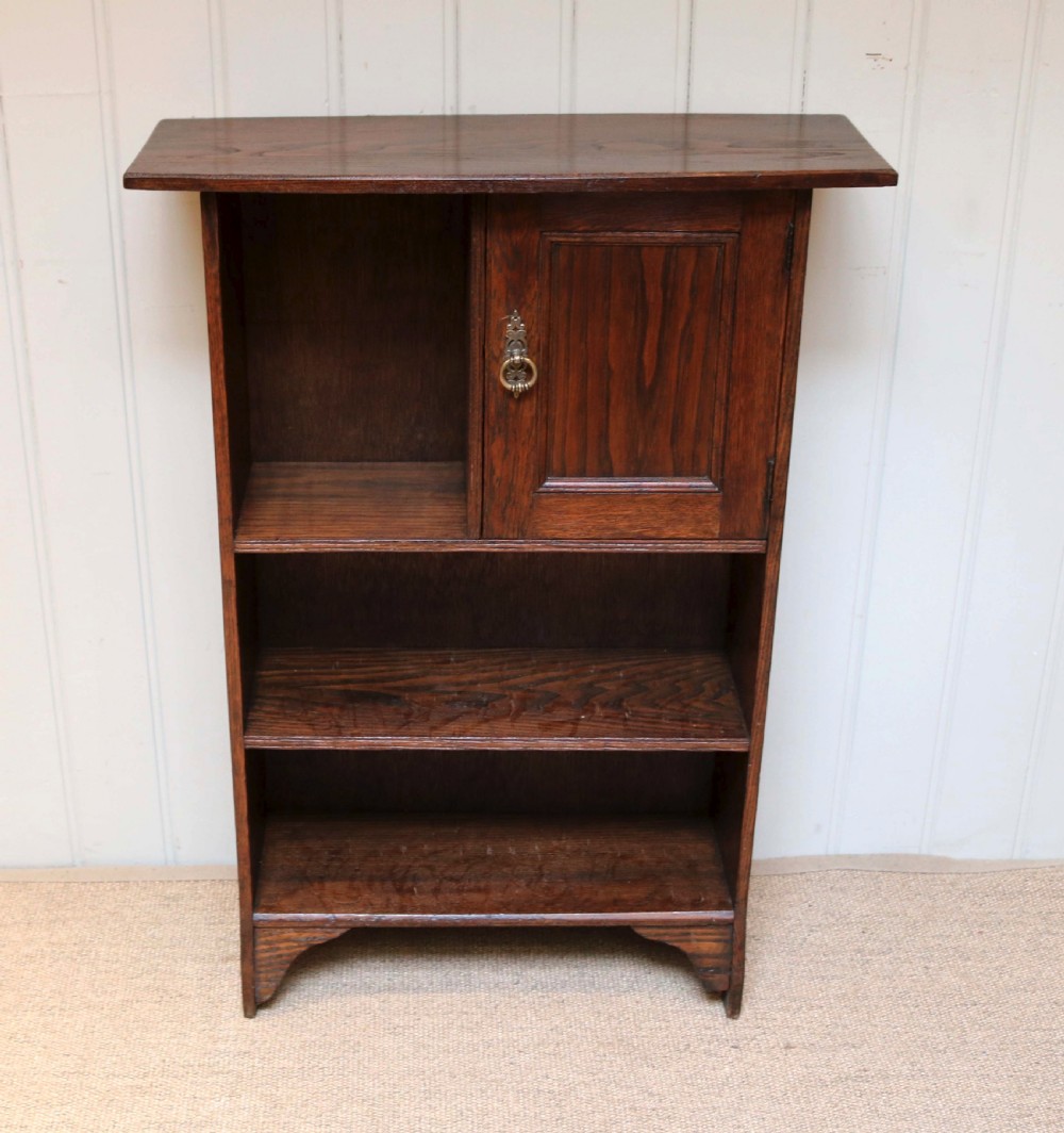 Small Proportioned Oak Bookcase View IV