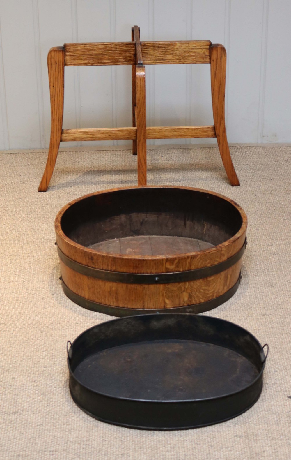 Oak Planter On Stand  View VII