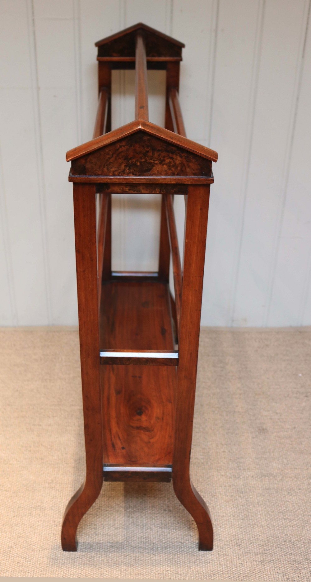 Late Victorian Walnut Towel Rail  View IV