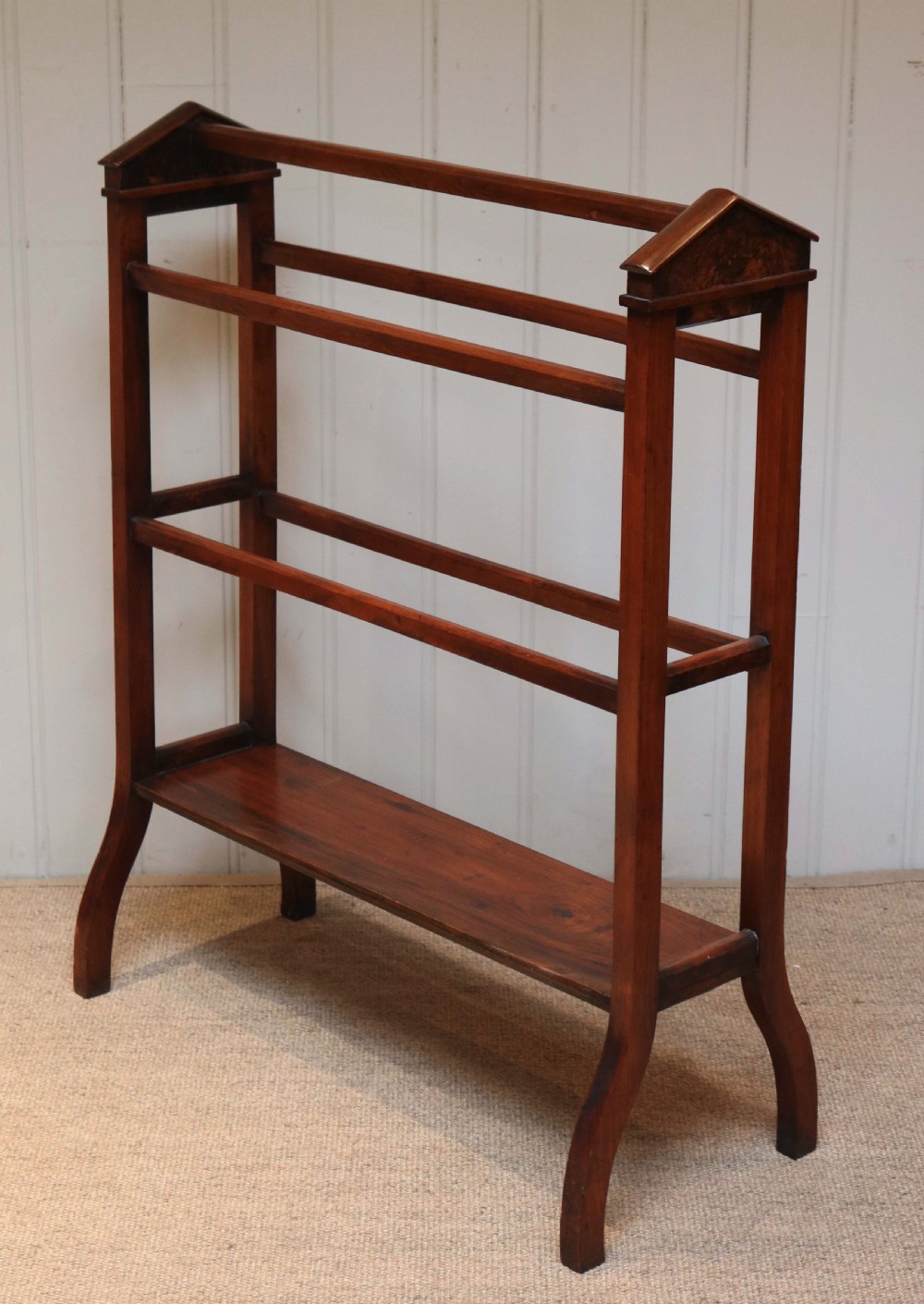 Late Victorian Walnut Towel Rail  View VII