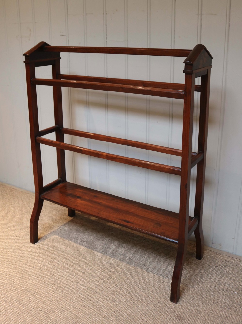 Late Victorian Walnut Towel Rail  View XIII