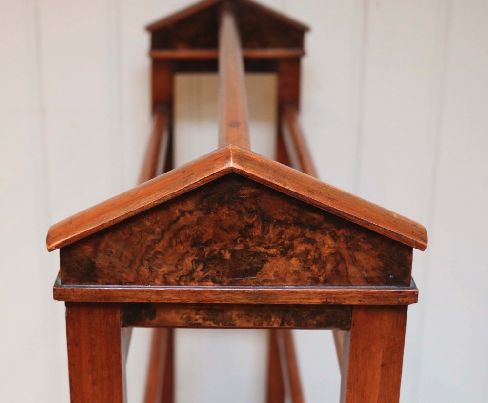 Late Victorian Walnut Towel Rail  View XV