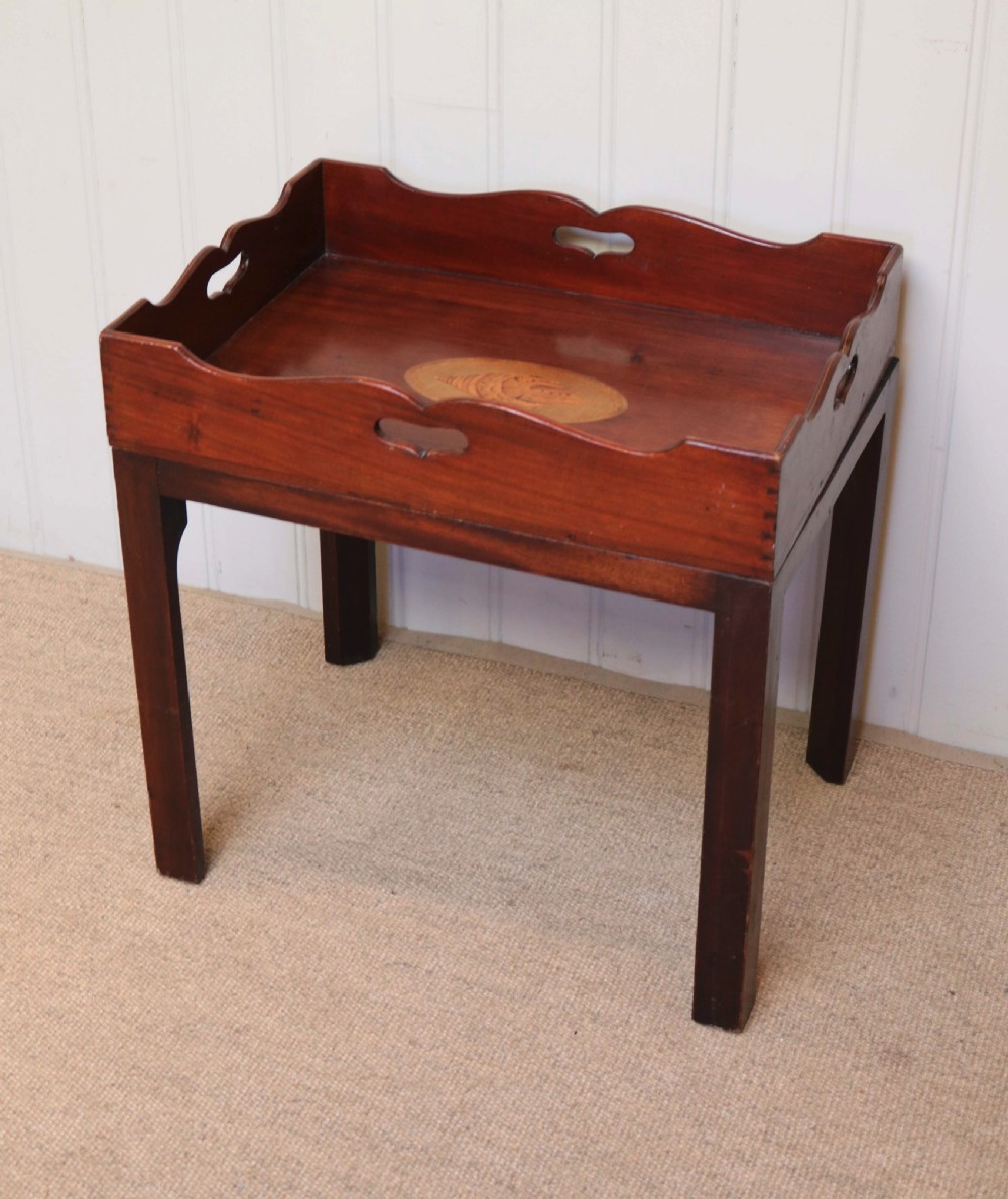 Victorian Mahogany Tray On Stand View IV