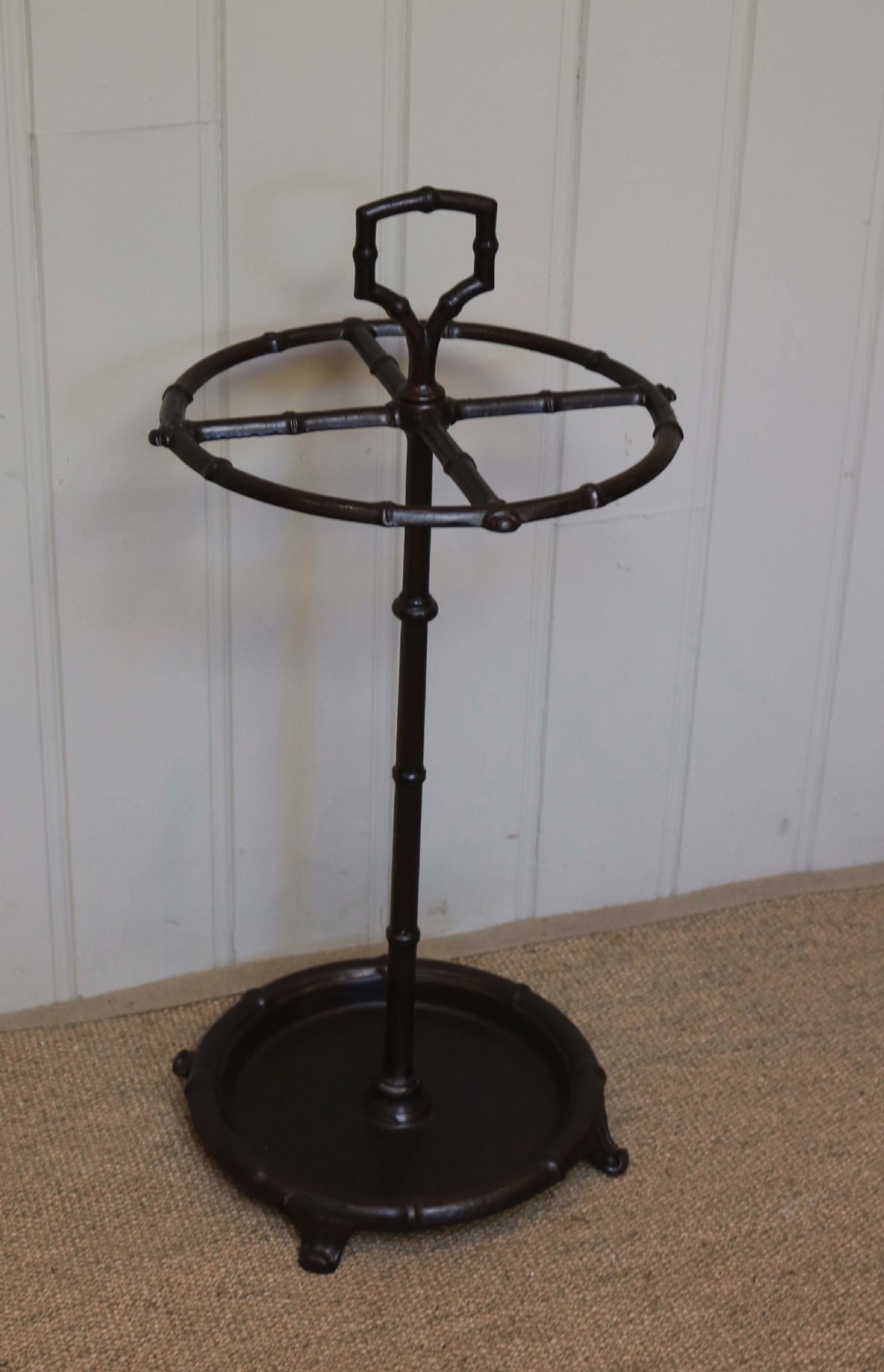 French Cast Iron Stick Stand  View II