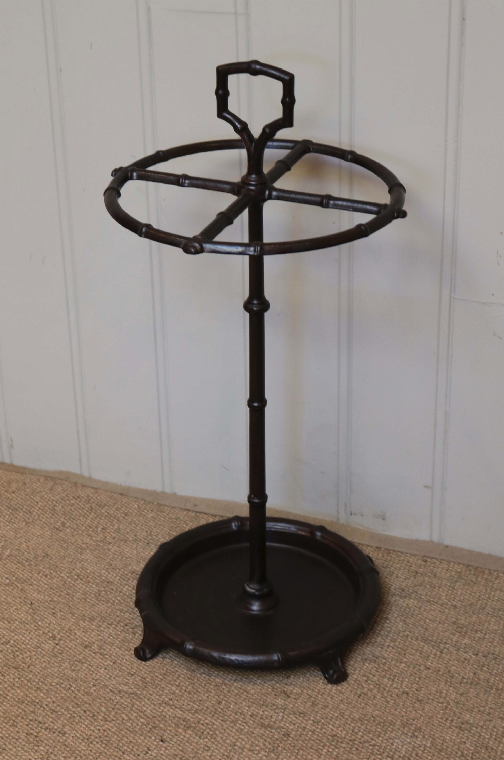 French Cast Iron Stick Stand  View III