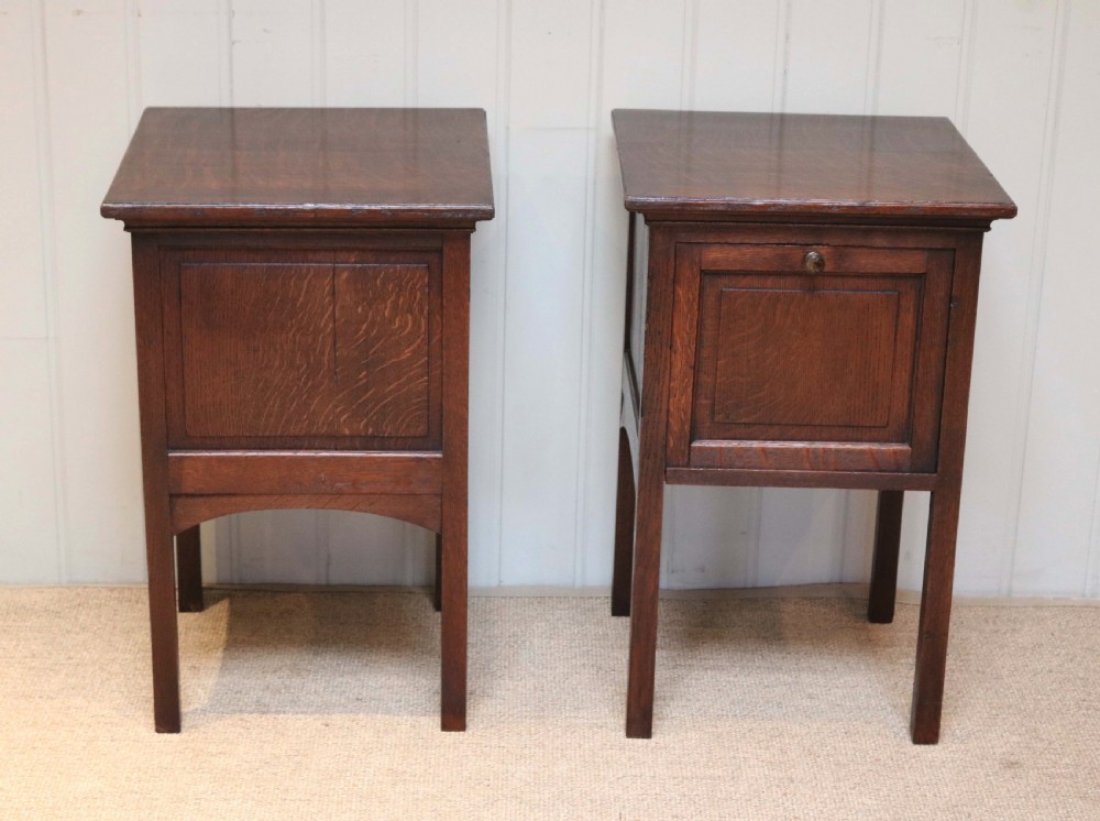 Pair Of French Oak Pot Cupboards View VII