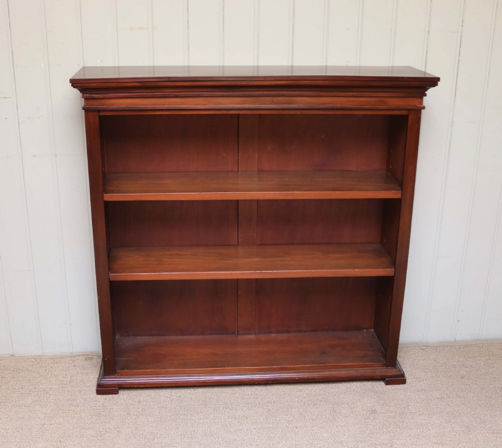 Mahogany Open Bookcase  View II
