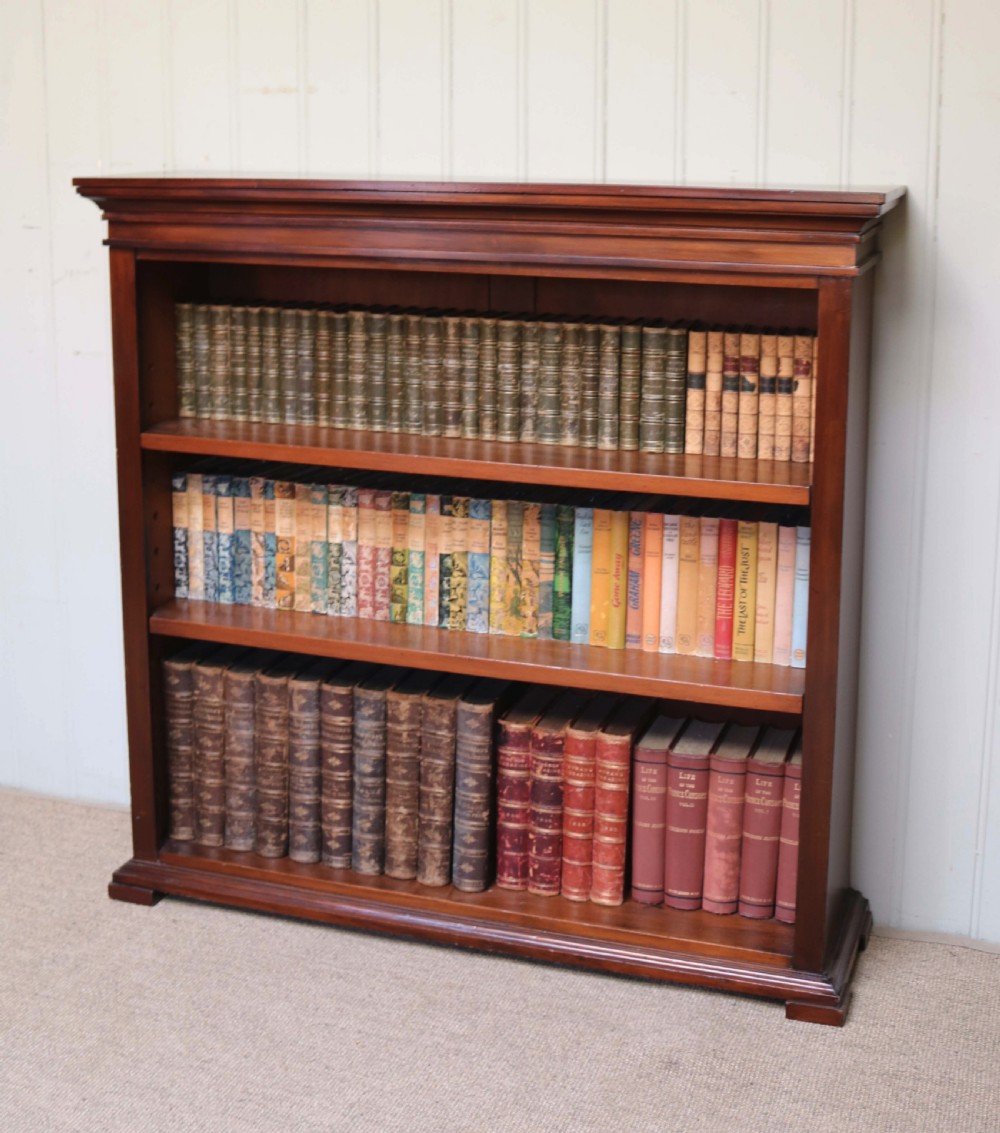 Mahogany Open Bookcase  View III