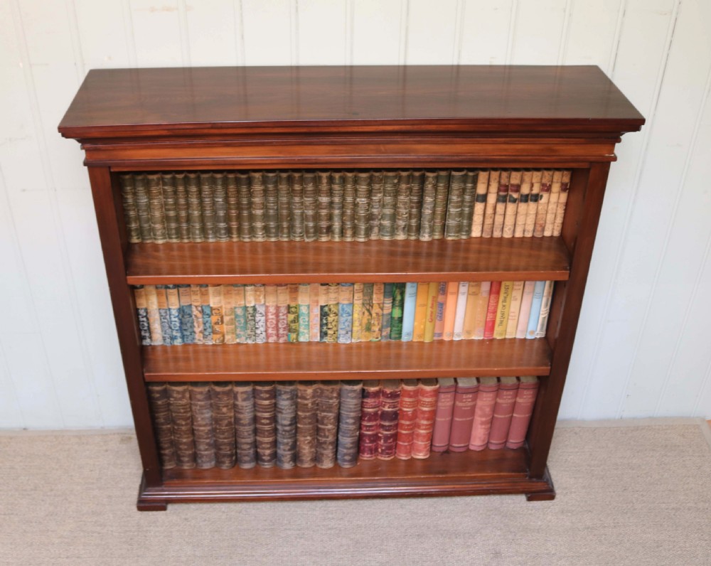 Mahogany Open Bookcase  View IV
