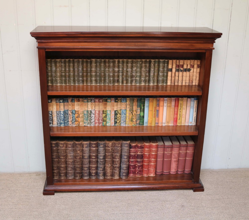 Mahogany Open Bookcase  View VI
