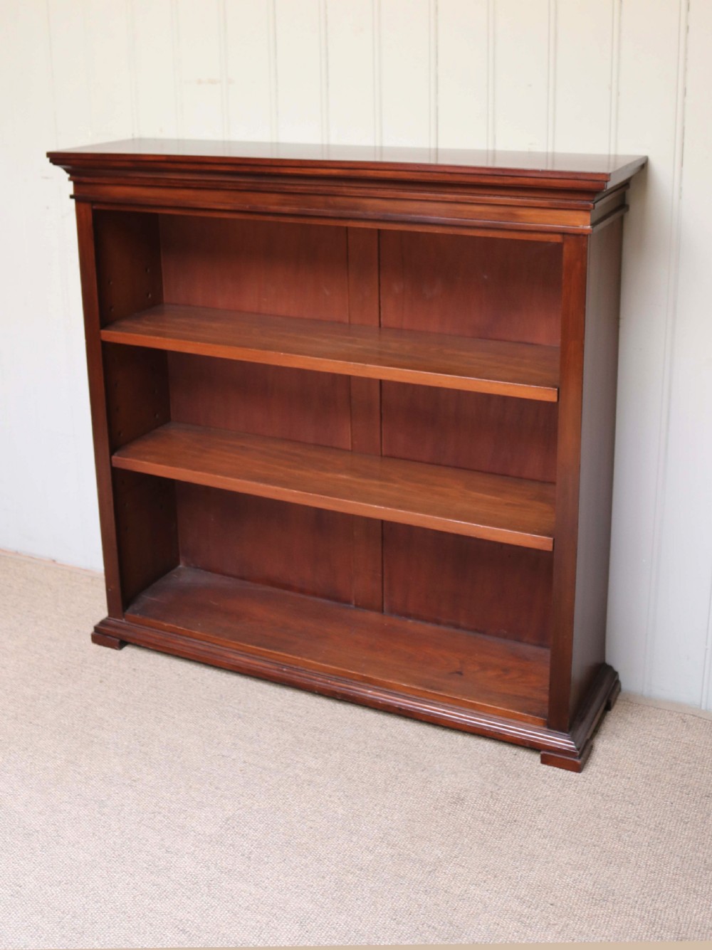 Mahogany Open Bookcase  View VIII